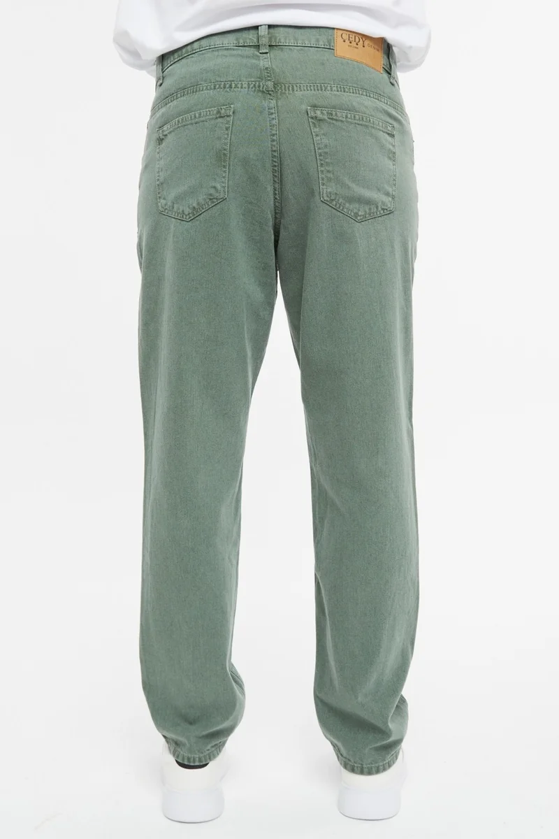 Cedy Denim Men's High Waist Loose Cut Baggy Loose Fit Jean PANTS-C352
