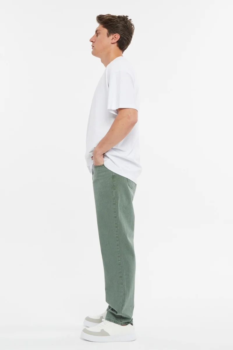 Cedy Denim Men's High Waist Loose Cut Baggy Loose Fit Jean PANTS-C352