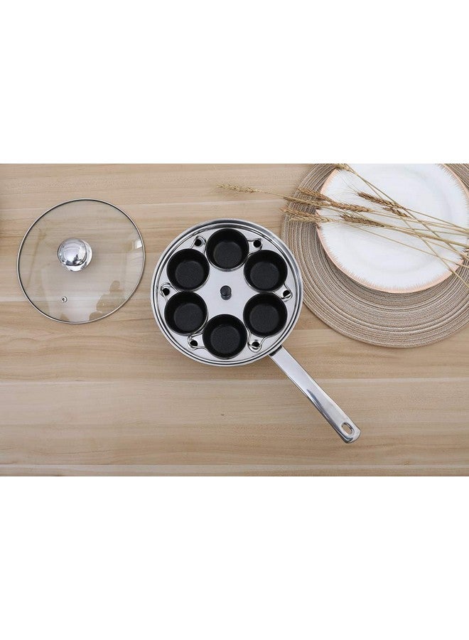 RUNZI Egg Poacher Pan - Stainless Steel Poached Egg Cooker - Perfect Poached Egg Maker - Induction Cooktop Egg Poachers Cookware Set with 6 Nonstick Large PFOA FREE Egg Poacher Cups and Silicone Spatula…  - Image 2