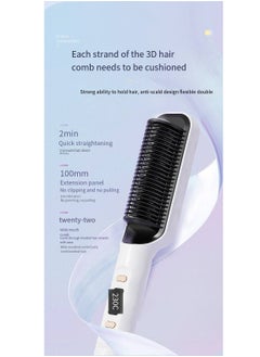 General Mini Ionic Straightening Comb – Travel-Friendly Straightener & Curler for Men/Women, Dual-Use Hair Styling Tool  - Image 5