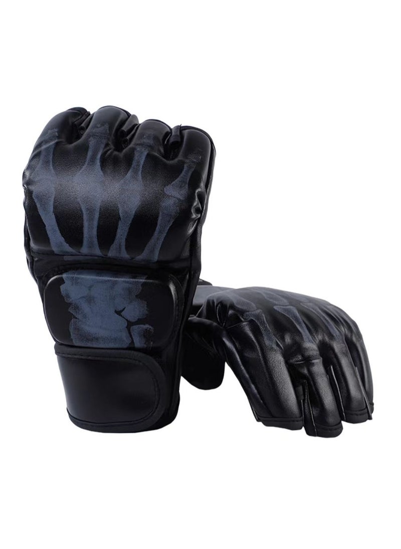 Generic Boxing Gear Half finger Boxing Gloves For Boxing Training MMA Fighting UFC Contest Gear  - Image 4