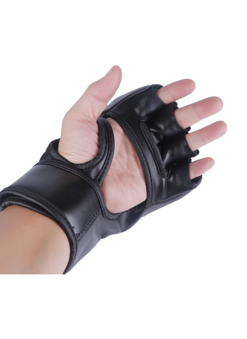 Generic Boxing Gear Half finger Boxing Gloves For Boxing Training MMA Fighting UFC Contest Gear  - Image 5