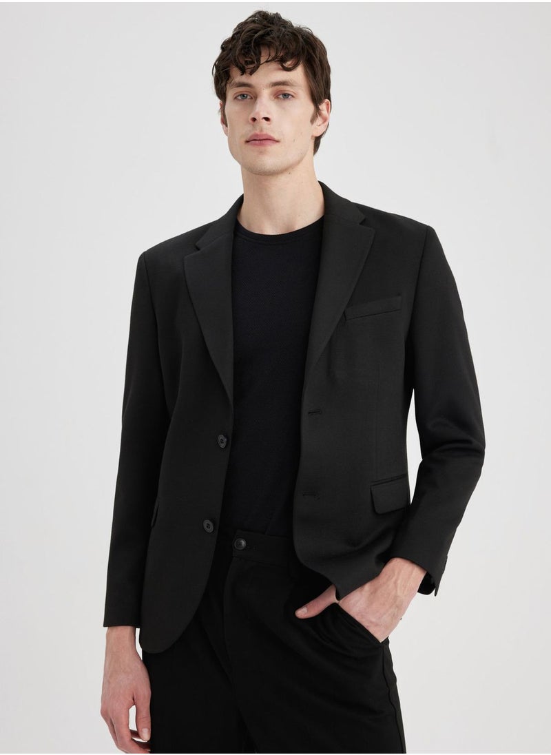 DeFacto Modern Fit Lined Blazer  - Image 3