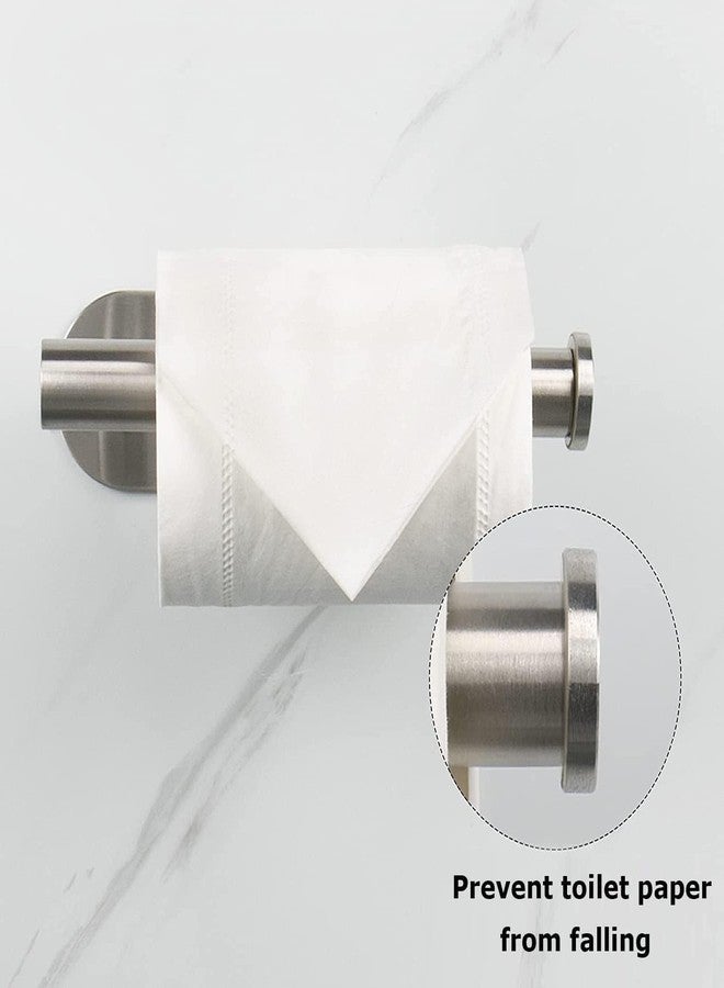 XINYUEST Toilet Roll Holder Wall Mounted - Stainless Steel Made Waterproof & Rust Resistant Self Adhesive Paper Towel Holder for Bathroom & Kitchen - Easy Installation Without Drilling - Image 4
