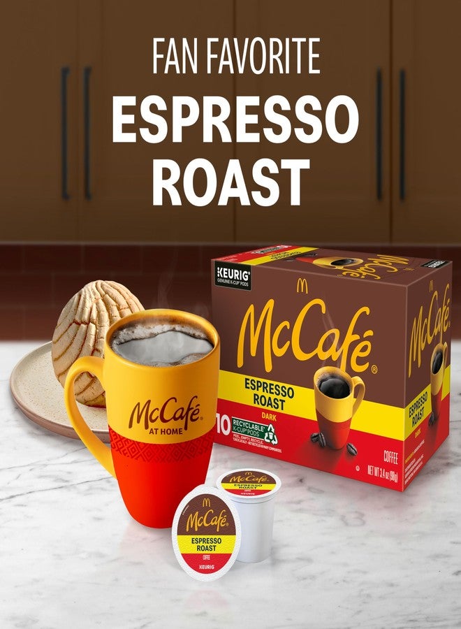 McCafe Espresso Roast Coffee, Keurig Single-Serve K-Cup Pods, 60 Count (6 Packs of 10), Dark Roast Made with Arabica Beans, Bold Flavor with Bittersweet Chocolate & Toasted Nut Notes - Image 3