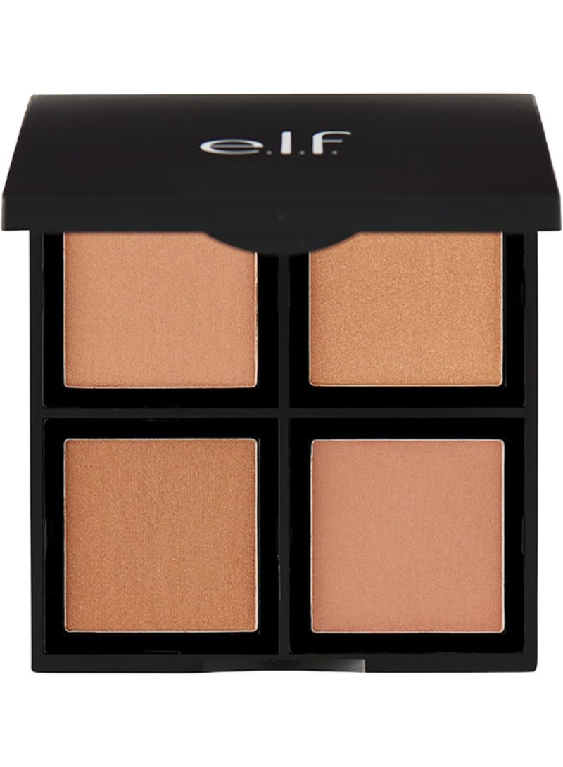 إلف لوحة برونزر مستحضرات التجميل، وزن 0.56 أونصة، (122319، أسود) - Image 1