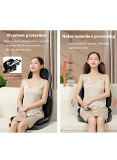 XiuWoo Back Massager, Massage Chair, Shiatsu Neck and Back Massager, 3-Level Intensity Adjustment, Constant Temperature Hot Compress, 10 Sets of Kneading Heads, Suitable for Home Office and Car Use  - Image 2