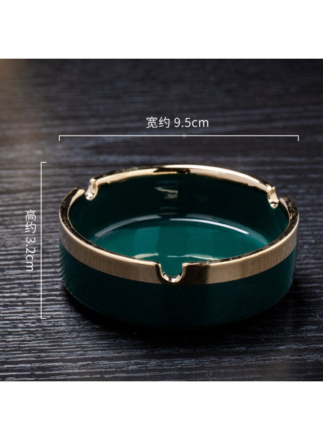 Ceramic Ashtray For Home Use, Cute And High-end, Light Luxury, Simple Style, Hotel Business Minimalist Style Ashtray, Creative Ashtray
