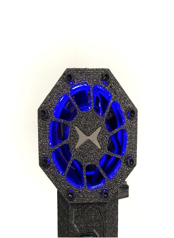 Generic - Mini Turbo Fan 110000 Rpm,Turbojet Fan with LED Colorful Lights,45m/S Wind Speed,Type-C Charging Port,Supports 13w Fast Charging,Keyboard Cleaning Tool,A - Image 1