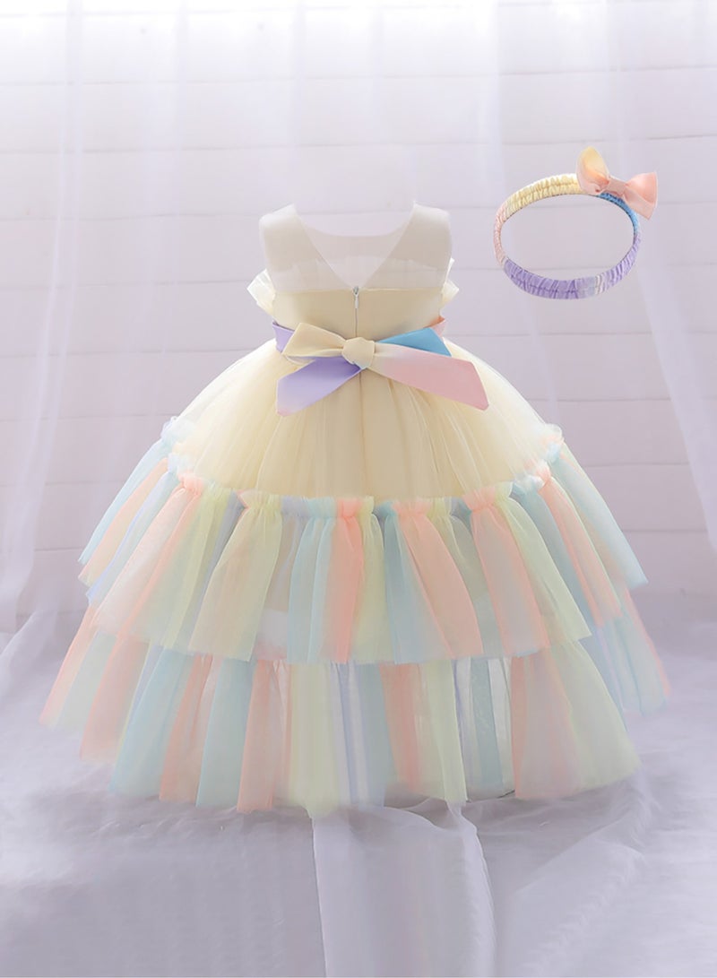 D'Daniela Tulle Rainbow Dress - Image 3