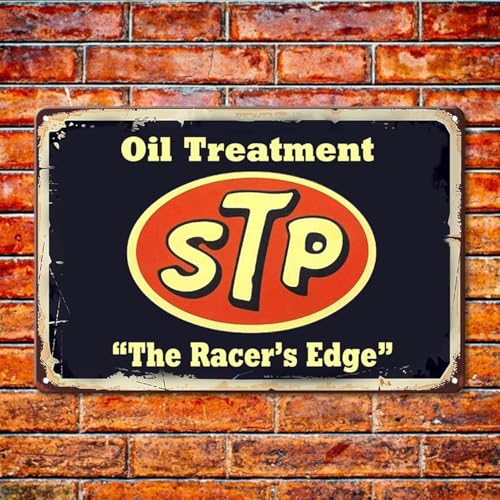 CWEIDP Vintage Metal Tin Signs Retro Garage Signs For Men Wall Decorations Old Car Shop Posters Oil And Gas Station Sign Man Cave Decor 5 Pces 8×12 Inch - Image 4