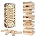 GOTHINK Tumble Tower Game for Kids and Adults 54pcs Wooden Board Stacking Game for Family Games Night Classical Wood Blocks Game Standard Size - Image 3