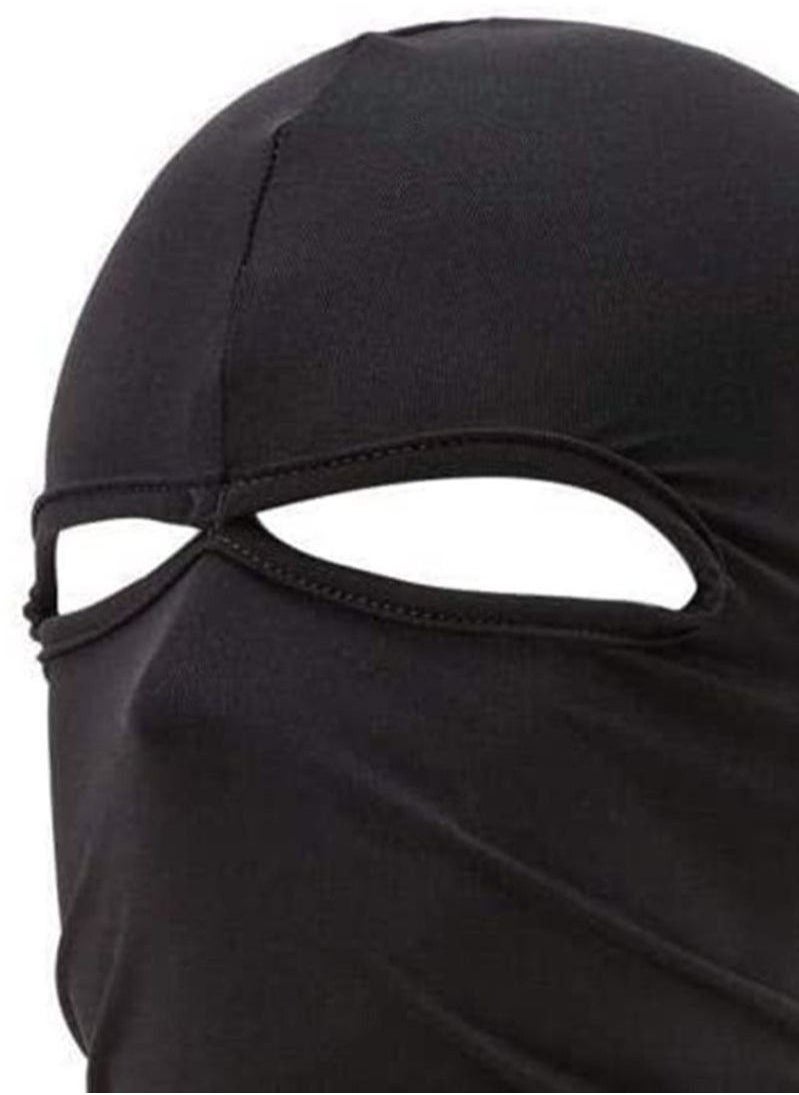 Windproof And Dustproof Headset Safe Durable Themed Party Cosplay Mask Black 40x22centimeter  - Image 2
