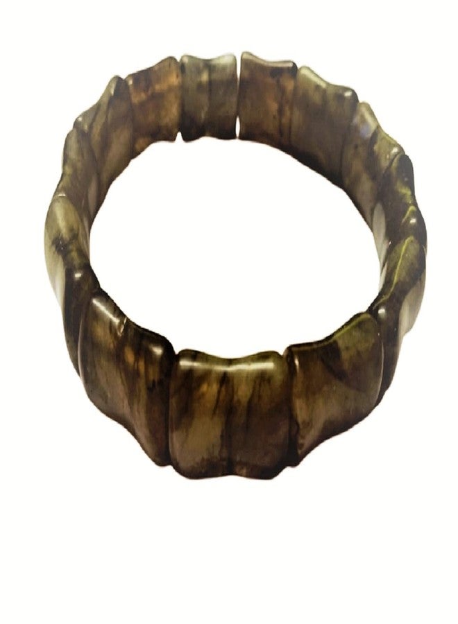Numeroastro Natural & Original Labradorite Bracelet For Men & Women (Stretchable) (1 Pc) - Image 2