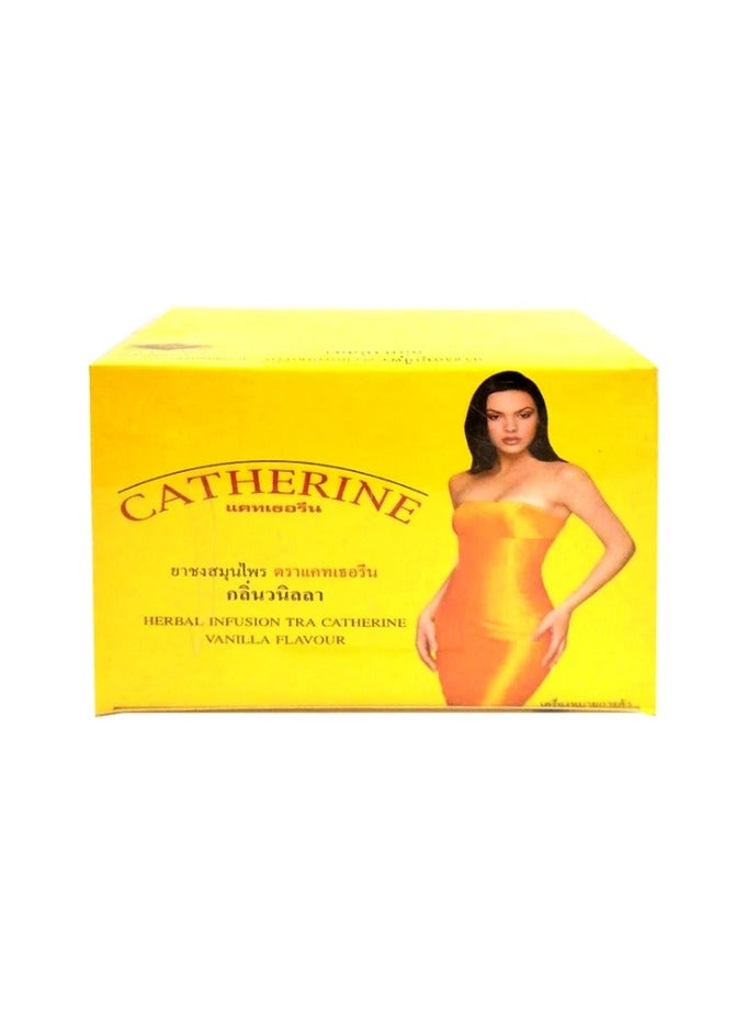 Catherine Herbal Infusion Slimming Diet Weight Loss Laxative Tea Vanilla, 32 Tea Bags. - Image 1