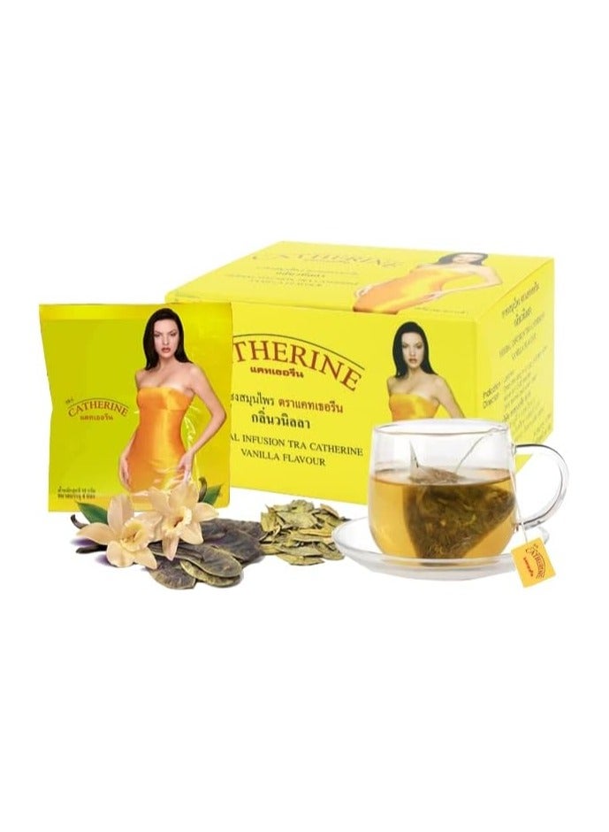Catherine Herbal Infusion Slimming Diet Weight Loss Laxative Tea Vanilla, 32 Tea Bags. - Image 2