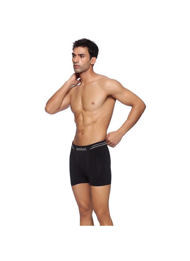 omtex Men's Athletic Seamless Short Stretchable with Cup Pocket, Ideal for Workout and Sports Quick Dry Moisture Wicking Underwear Black - X-Large - pzsku/ZDE510F99FF391B5489FFZ/45/_/1738306078/a622fdde-8cc3-4a3a-9fc7-f6fc6af0a69b