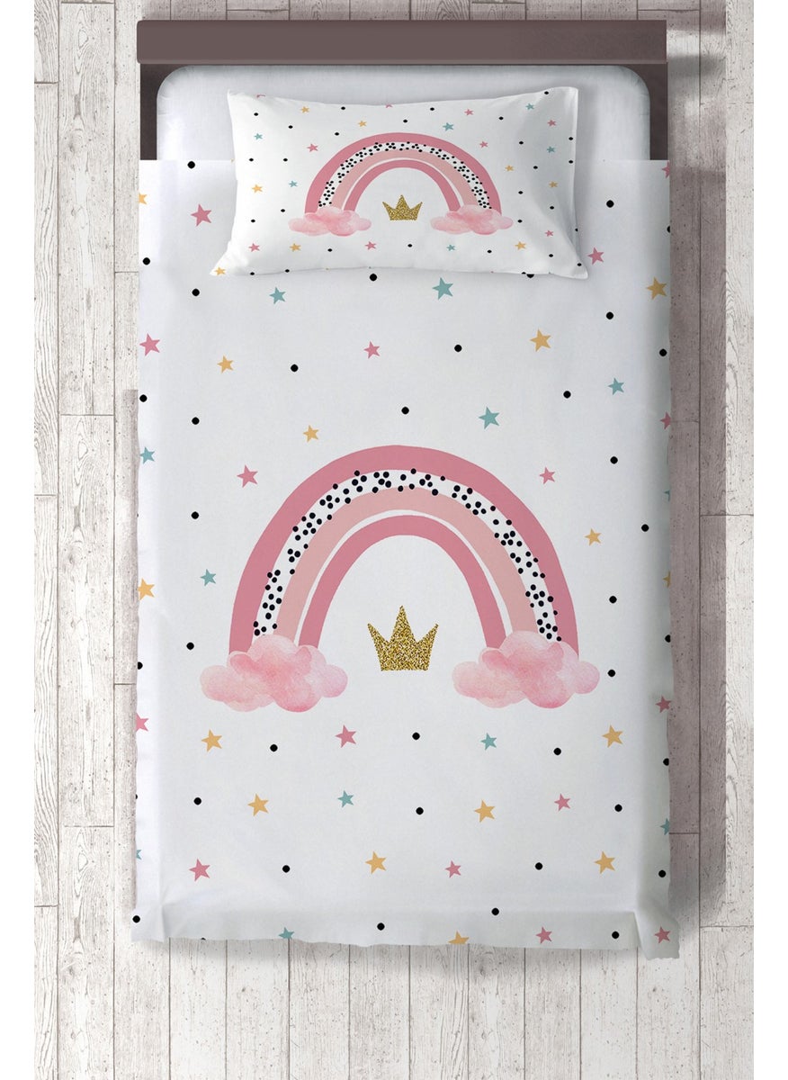 Talia Home Rainbow Patterned Kids and Baby Room Bedspread TLAY-305 