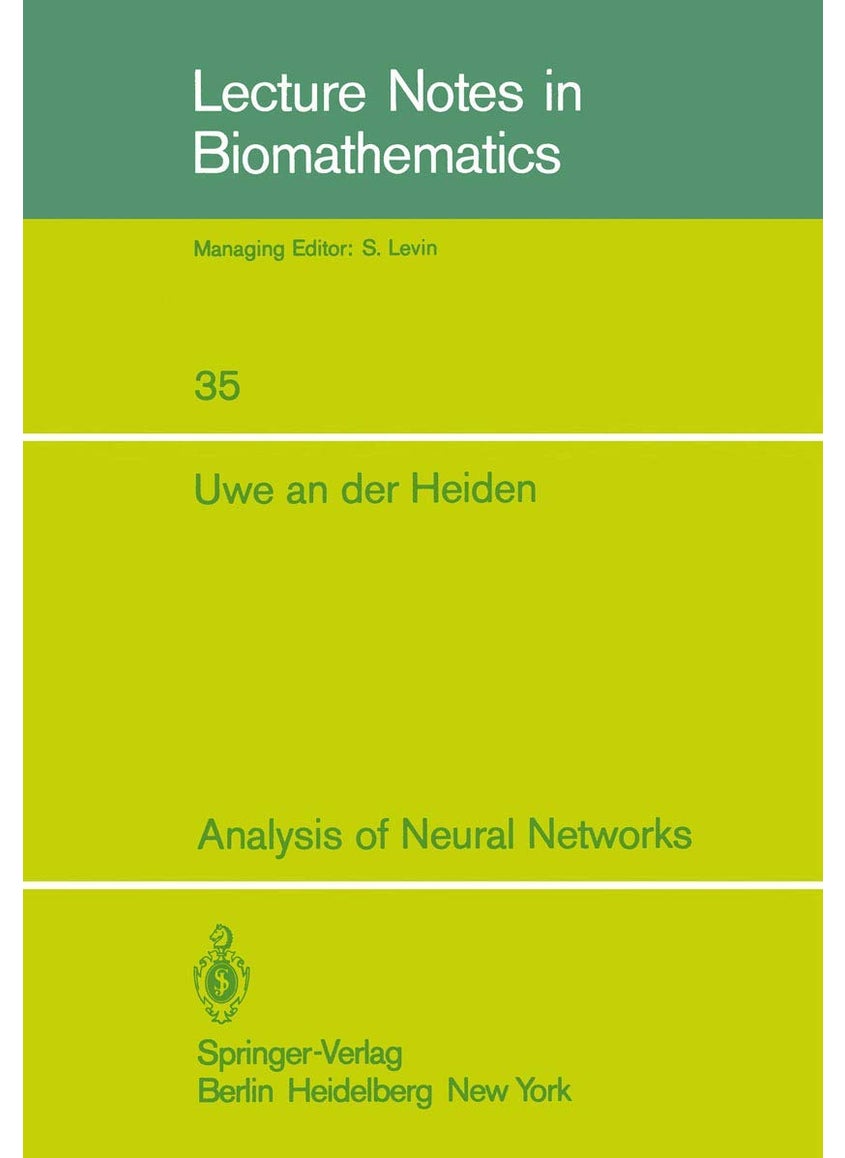 Analysis of Neural Networks 