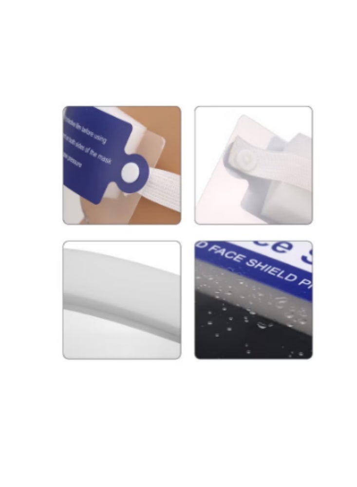Generic Reusable Face Shield Clear 32x6x27centimeter  - Image 3