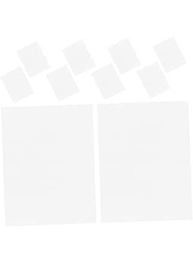 High Transparency Self Adhesive PET Film Paper 10 Sheets Double Sided Tape For Printing - Image 1