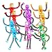 Playbees LED Telescopic Suction Cup Robot Toys 12PACK Shape Changing Educational Fidget Toys Sensory Toys ADHD Autistic Stimulating Creative Learning Pop Tubes Robot Party Favors - Image 2