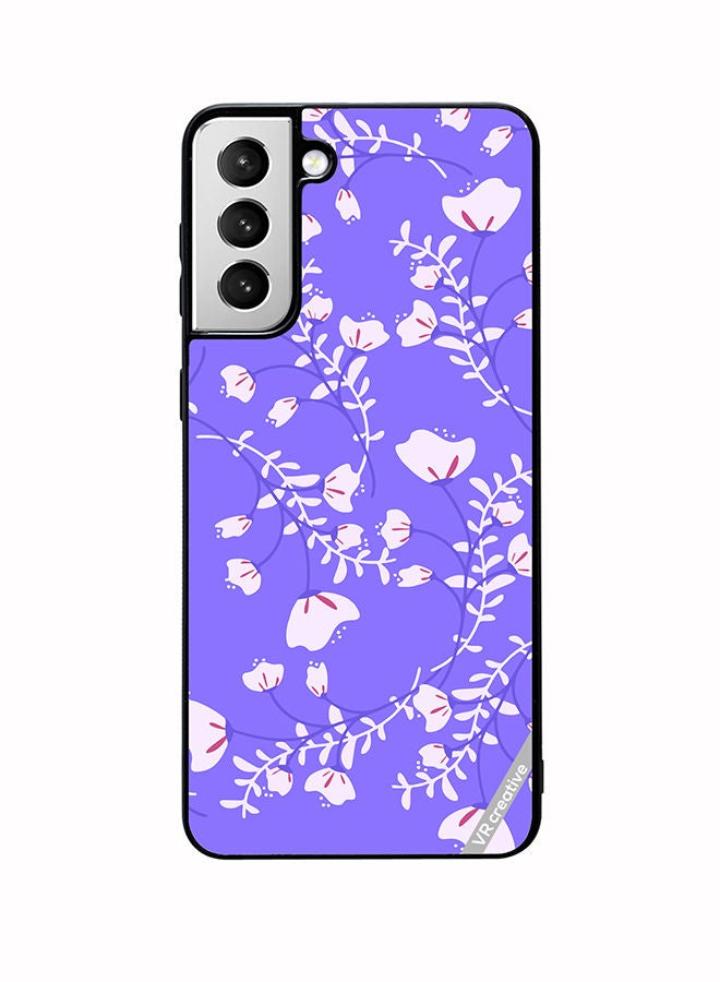 VR CREATIVE Protective Case Cover For Samsung Galaxy S22 5G Flower Design Multicolour - Image 1