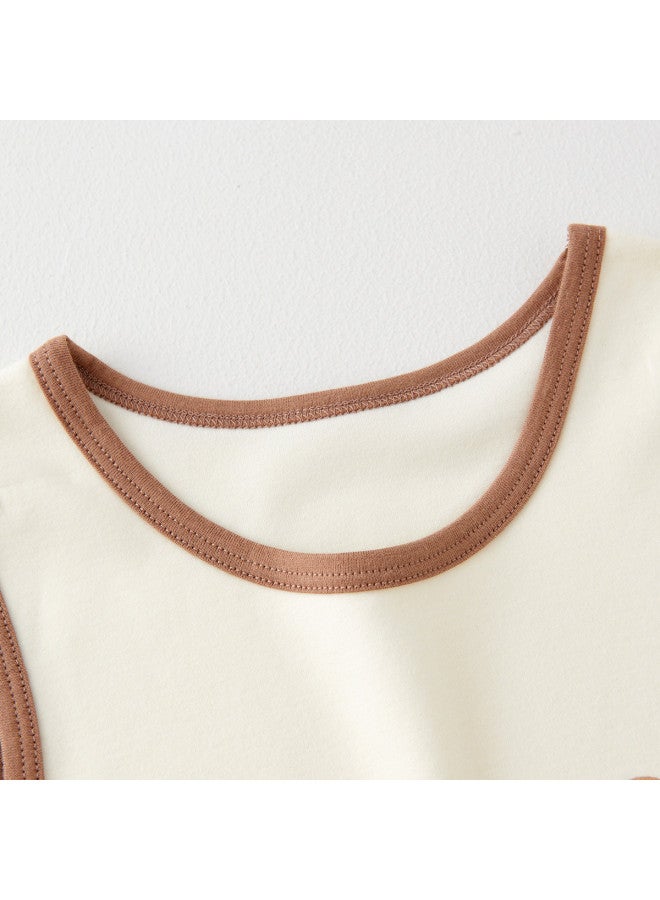 Tongtai Children's Vest, Spring And Autumn Season, Dralon Baby Clothes, Boys' Sleeveless Top, Homewear, Girls' Vest - Image 5