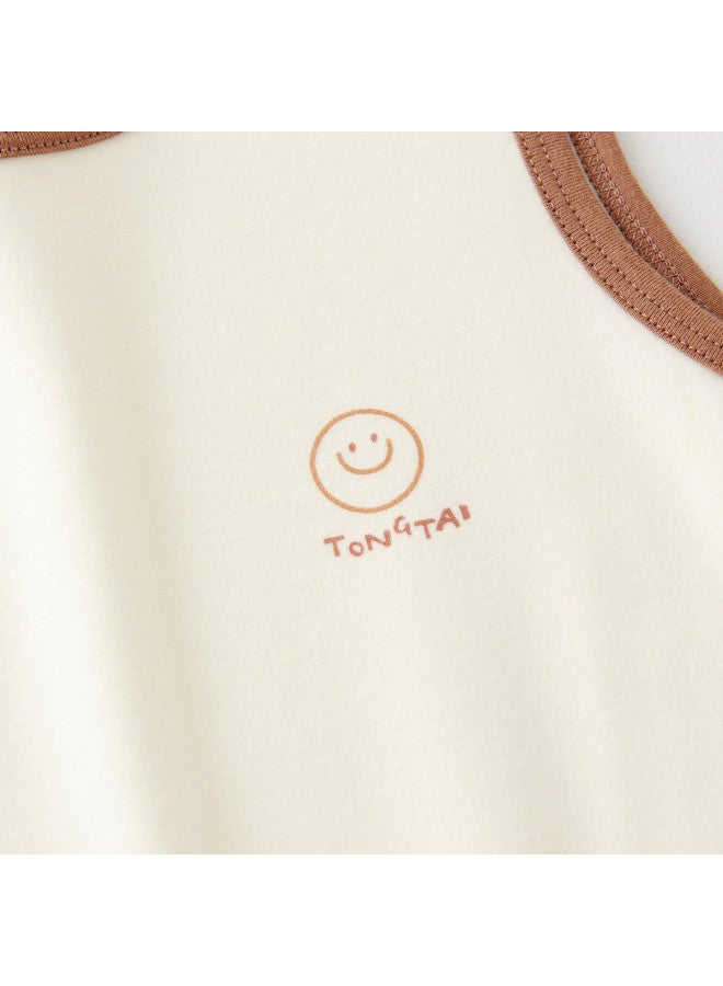 Tongtai Children's Vest, Spring And Autumn Season, Dralon Baby Clothes, Boys' Sleeveless Top, Homewear, Girls' Vest - Image 4