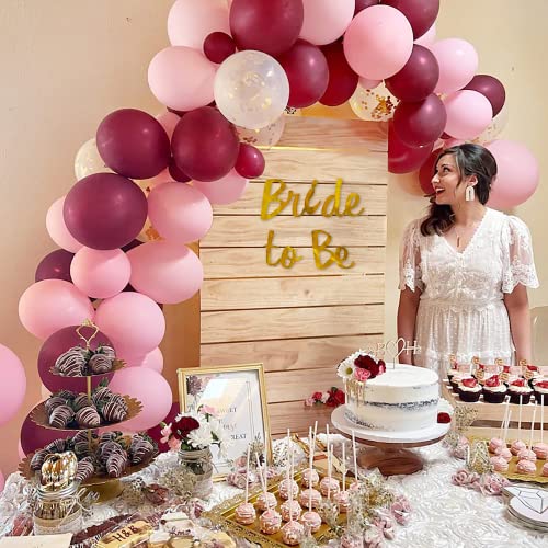 SpecialYou.in Diy Pink Bride To Be Decoration Set Combo Kit For Girls With Banner & Helium Pastel Balloons/ Backdrop/ Bridal Shower Decorations Items/ Photobooth Decorations-45 Items - Image 1