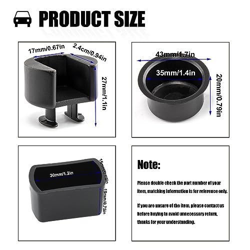 OEMASSIVE 38641 Tailgate Hinge Pivot Bushing Insert Kit,Ranger Door Bushing Kit for Dodge Ram 1500 2500 3500 Pickup 4000 1996-2001,Tailgate Hinge for Ford F150 F250 F350 F450 F550 2002-2006 Lobo Ranger Mark LT - Image 2