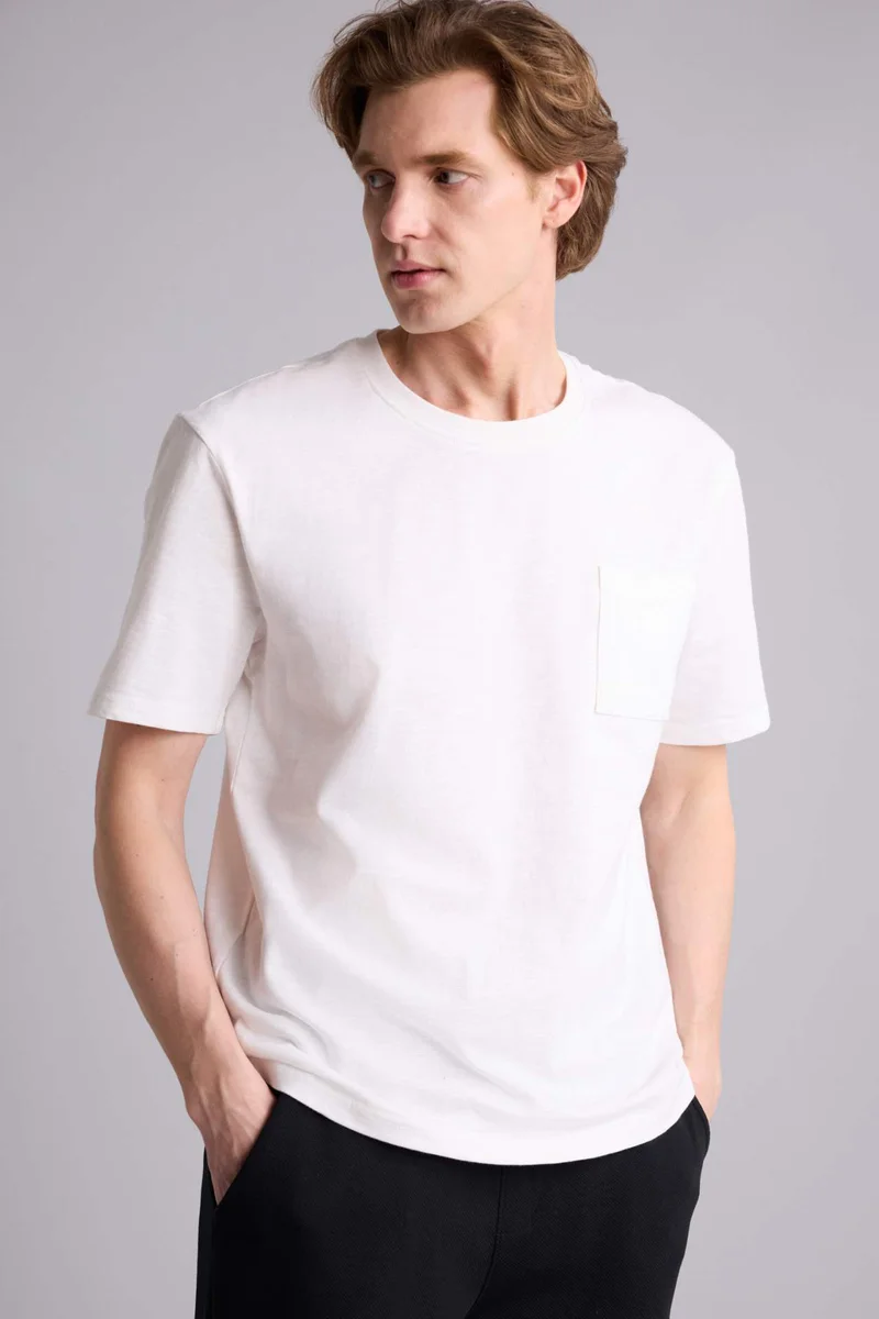 DeFacto Regular Fit Crew Neck Short Sleeve T-Shirt