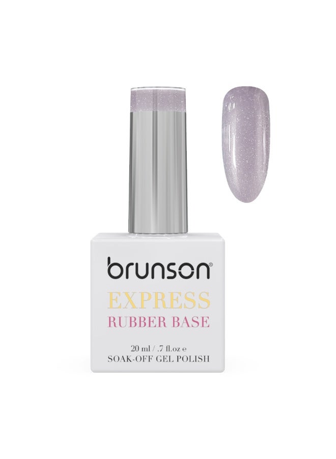 brunson جل طلاء الأظافر المطاطي جولد راش | جمال مشع وطويل الأمد لأظافرك - 20 مل