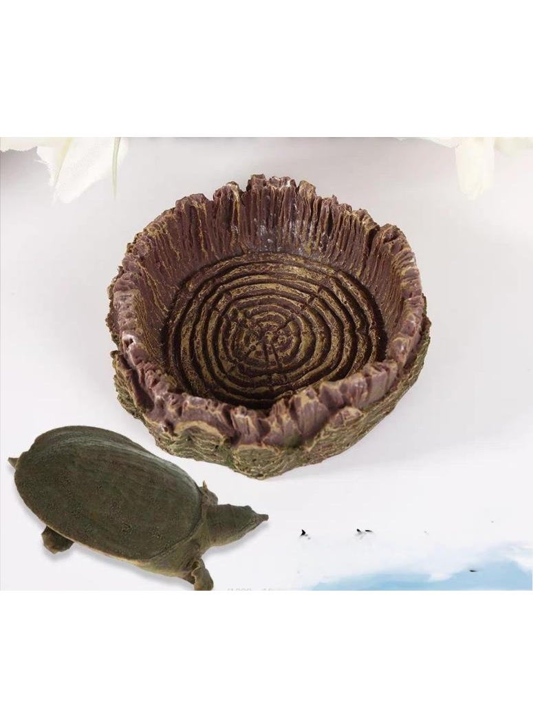 الواحة-TH شجرة باوباب اصطناعية لتزيين أحواض السمك، نباتات مائية، زينة صحراوية مصغرة، مصنوعة من الراتنج - Image 1