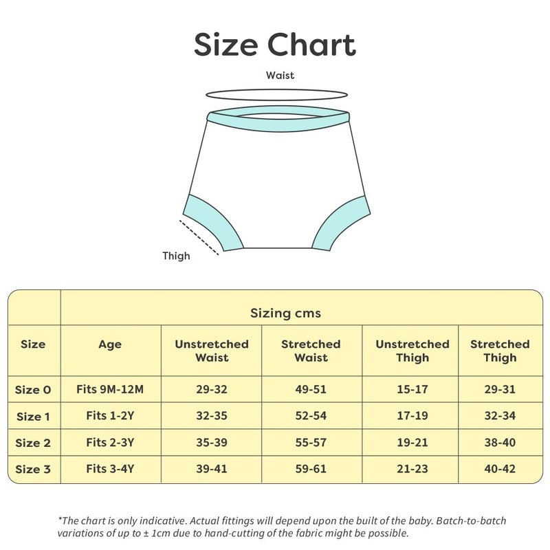 Superbottoms سروال داخلي مبطن - سروال داخلي شبه مقاوم للماء / سراويل تدريب على استخدام المرحاض (مستكشف، الحجم 3) - Image 5