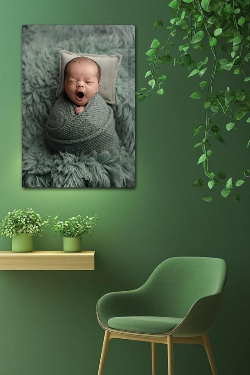 ARKID - Customized Acrylic Photo Frame for Wall (Size: 12x8 inch 5mm) Personalized Clear Acrylic Wall Mount Frameless Picture Photo | Photo Frame for Birthday, Special Moment, Family - Image 4
