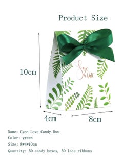 KASTWAVE 50 PCS Paper Candy Boxes, Party Gift Bags, Sweet Wedding Favour Boxes, Creative Paper Treat Boxes, Mori Party Packs Party Decorations for Birthday Party, Baby Shower, Wedding  - Image 2