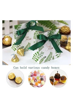 KASTWAVE 50 PCS Paper Candy Boxes, Party Gift Bags, Sweet Wedding Favour Boxes, Creative Paper Treat Boxes, Mori Party Packs Party Decorations for Birthday Party, Baby Shower, Wedding  - Image 3