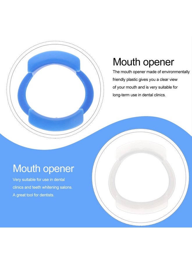 Healifty 2Pcs O Oral Watch Speak Orthodontics Tool Lipless Shape For Mouthguard Teeth White Orthodontic Opening Game Fun Ya Opener Blue Block Device Mouth Intraoral Autoclavable Cheek  - Image 5