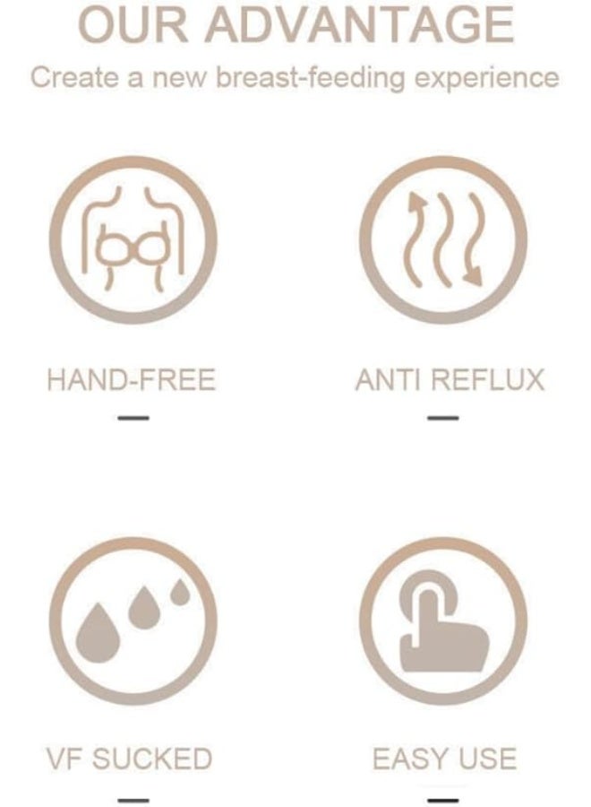 Portable hands-free electric breast pump – 4 modes and 12 suction levels with a soft cushion, rechargeable, convenient and easy to use for mothers - Image 2