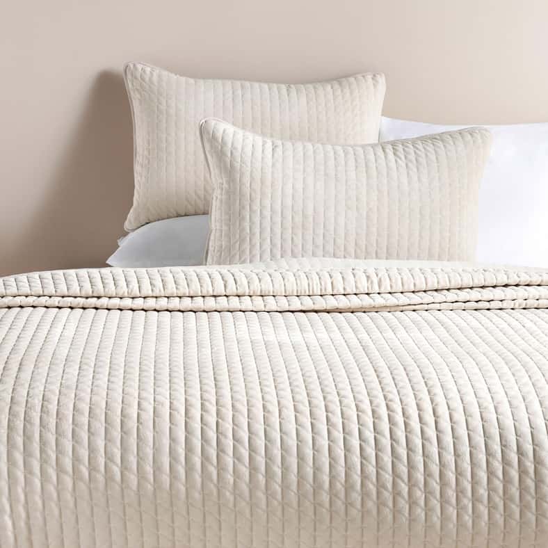 Pan Home طقم أغطية سرير شيرون 3 قطع 220x240 سم - عاجي - Image 2