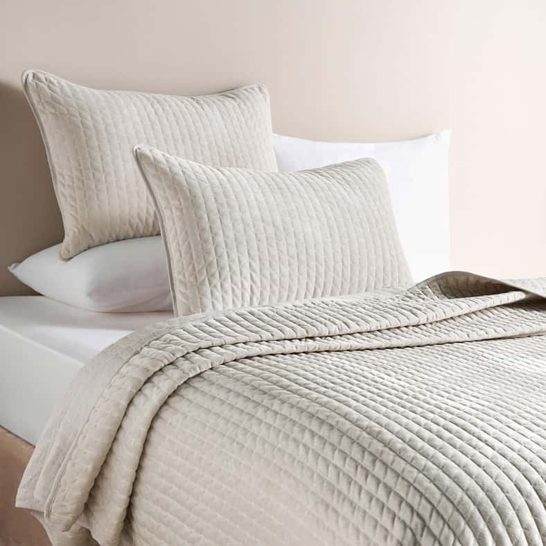 Pan Home طقم أغطية سرير شيرون 3 قطع 220x240 سم - عاجي - Image 1