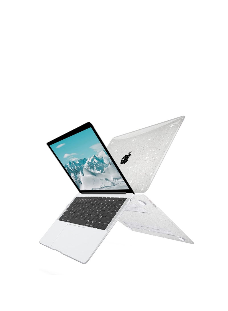 جراب متوافق مع MacBook Pro مقاس 13 بوصة M2 2023--21، 2020-2016 M1 A2338 A2251 A2289 A2159 A1989 A1706 A1708 Touch Bar، جراب صلب لامع شفاف + غطاء لوحة مفاتيح + واقي شاشة - Image 5