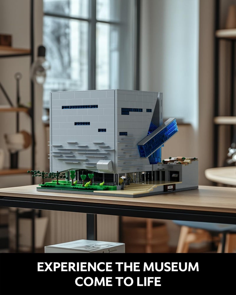 Nifeliz Museum of Nature and Science Building Set, Gift Idea for Lovers of Museums, Buildable Display Model, Addition to The Modular Buildings Collection (3373 PCS, NF10286) - Image 2
