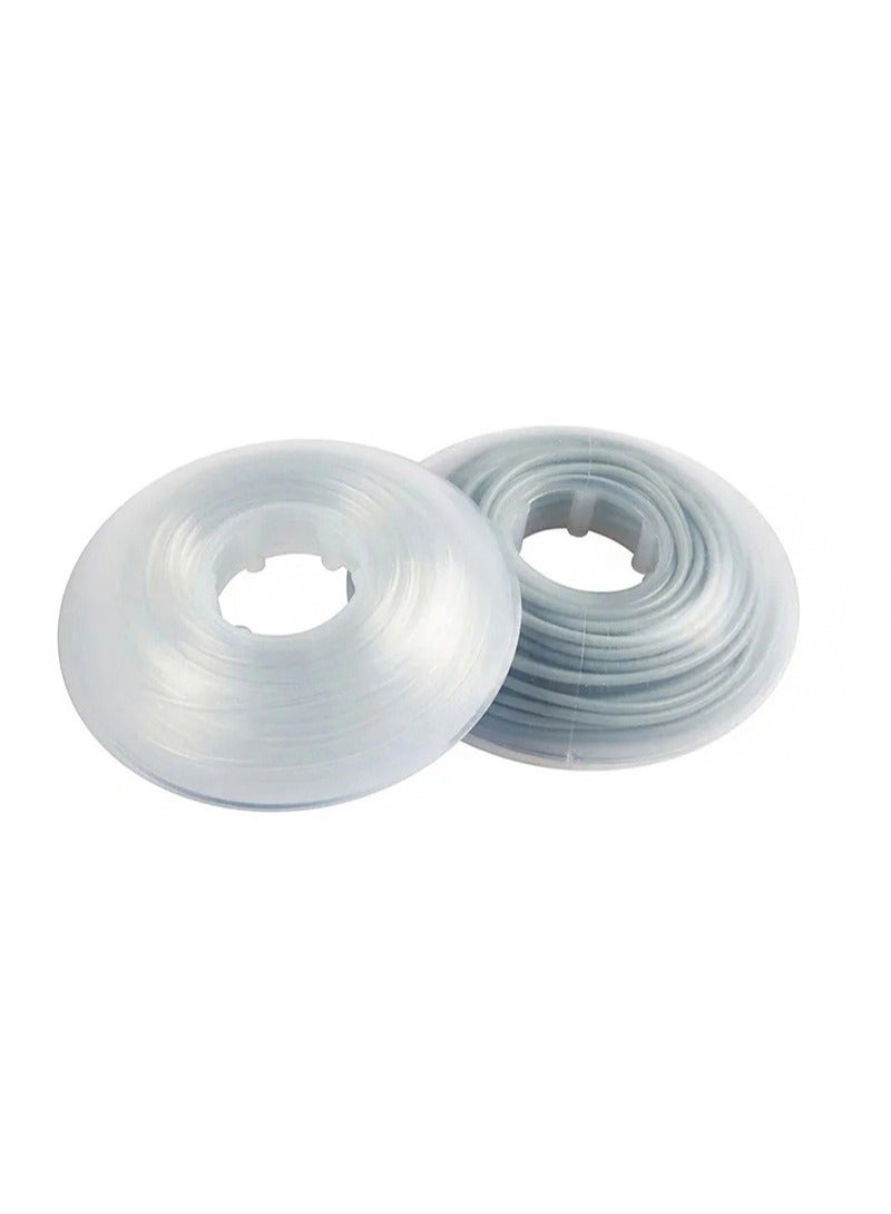 هالونهي غلاف سلك قوس احترافي، سلك قوس بتصميم أنبوبي بطول 5 أمتار مع بلاستيك، سلك تقويم الأسنان، سلك تقويم الأسنان الاحترافي ذو سطح ناعم للأسنان (أبيض) - Image 5