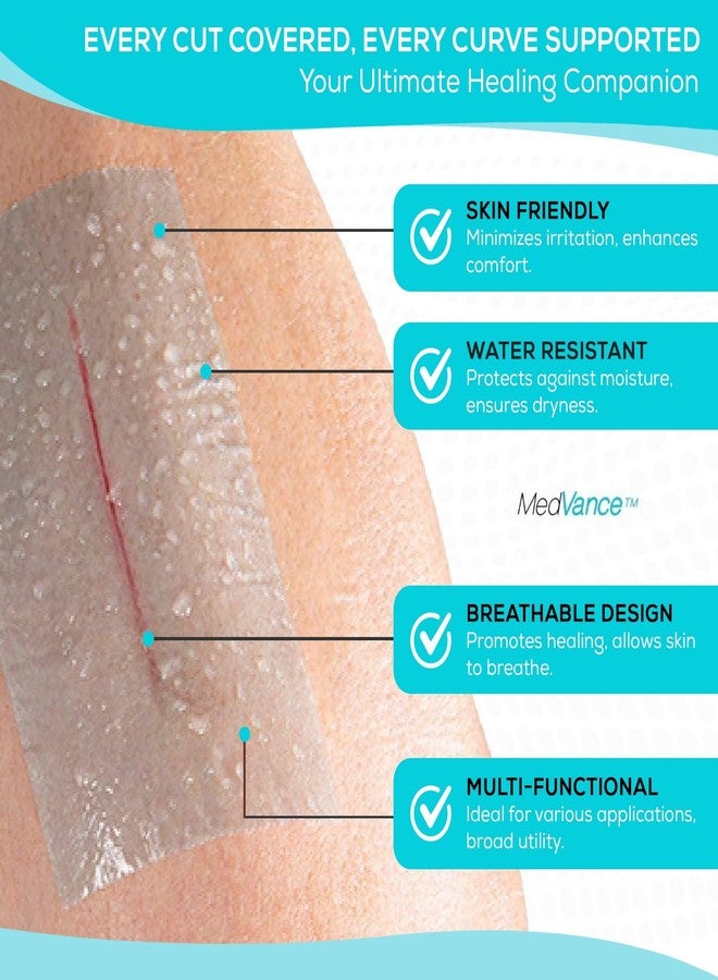 MedVance Silicone Tape 2" Wide Soft with Perforation and Cuttable (1 Pack, 5 Yards) - Image 5