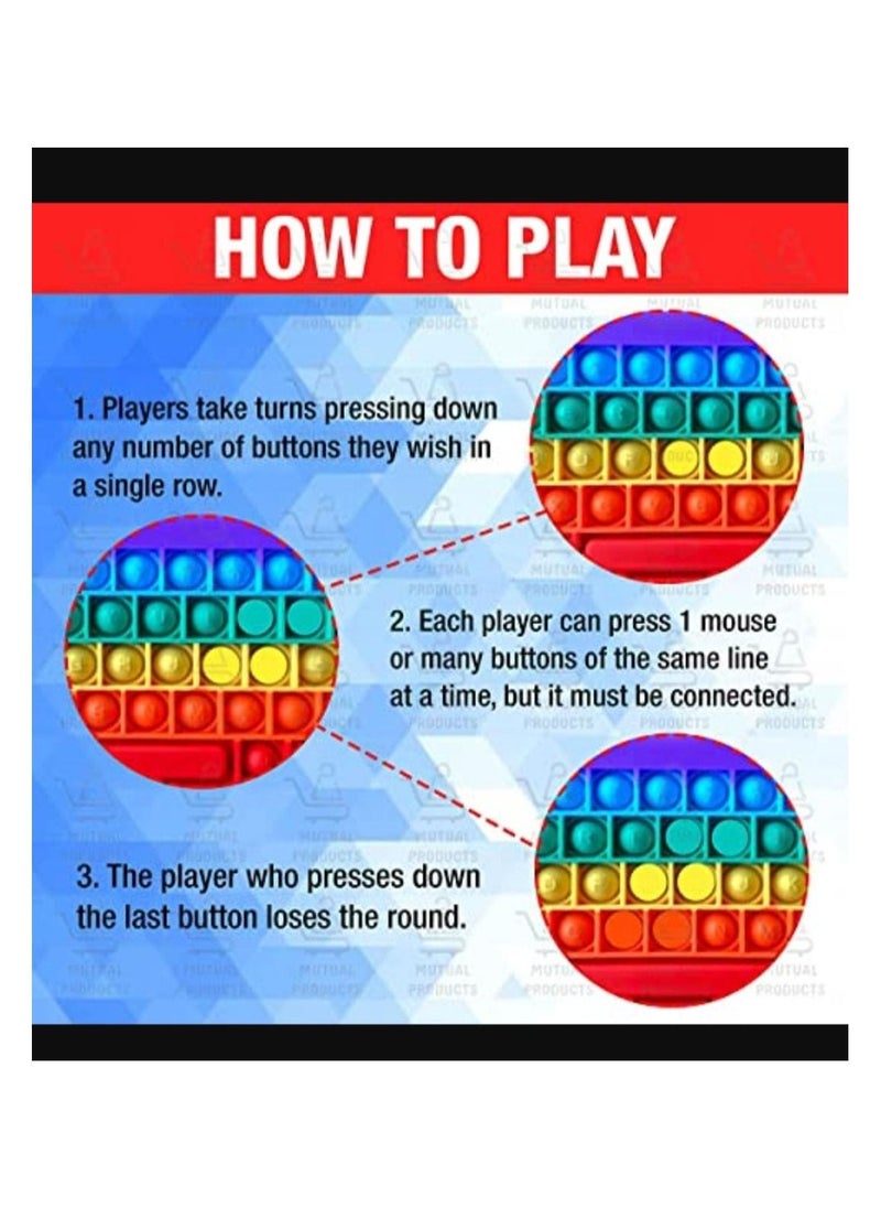Pop & Play Keyboard Silicone Bubble Popper Toy