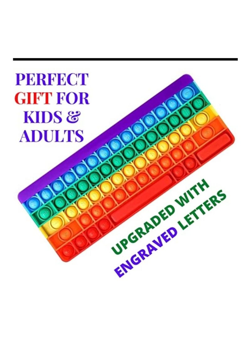 Pop & Play Keyboard Silicone Bubble Popper Toy