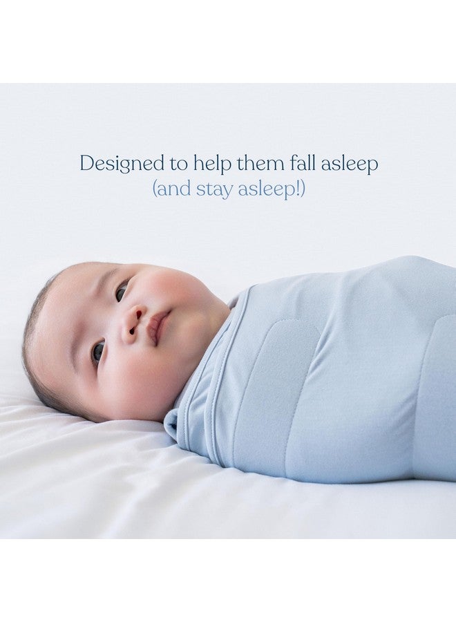 HALO SleepSack SuperSoft Swaddle, Cozy Bamboo Viscose, 3-Way Adjustable Swaddle, 2 Way Zipper, 2 TOG, 0-3 Months, Newborn (Pack of 1), Calm Sage - Image 3