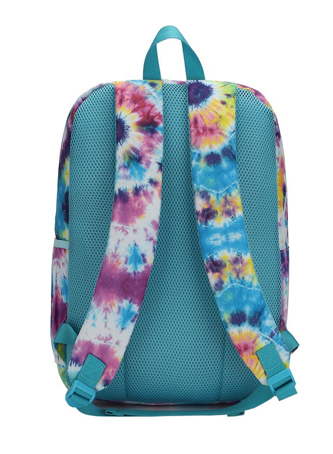 CUBS Tie Dyed Waterproof Kids 28L Backpack with zip closure Ideal for 6-12 years age group, Compatible with 15" Laptop - Image 3